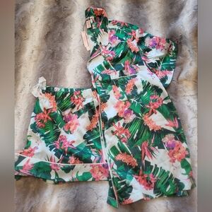 Victoria's Secret Floral Print Pajama Set